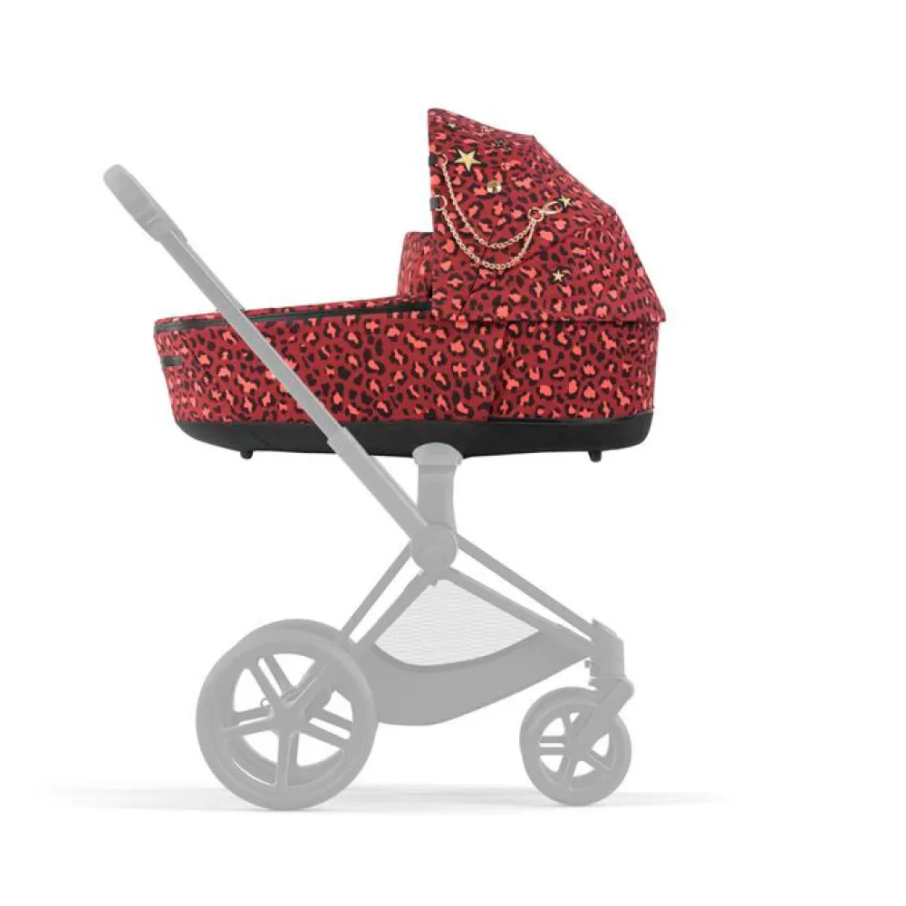Cybex PRIAM Lux Barnevognskasse - Rockstar Rosenrot Red- Liggedele Til Kombivogne