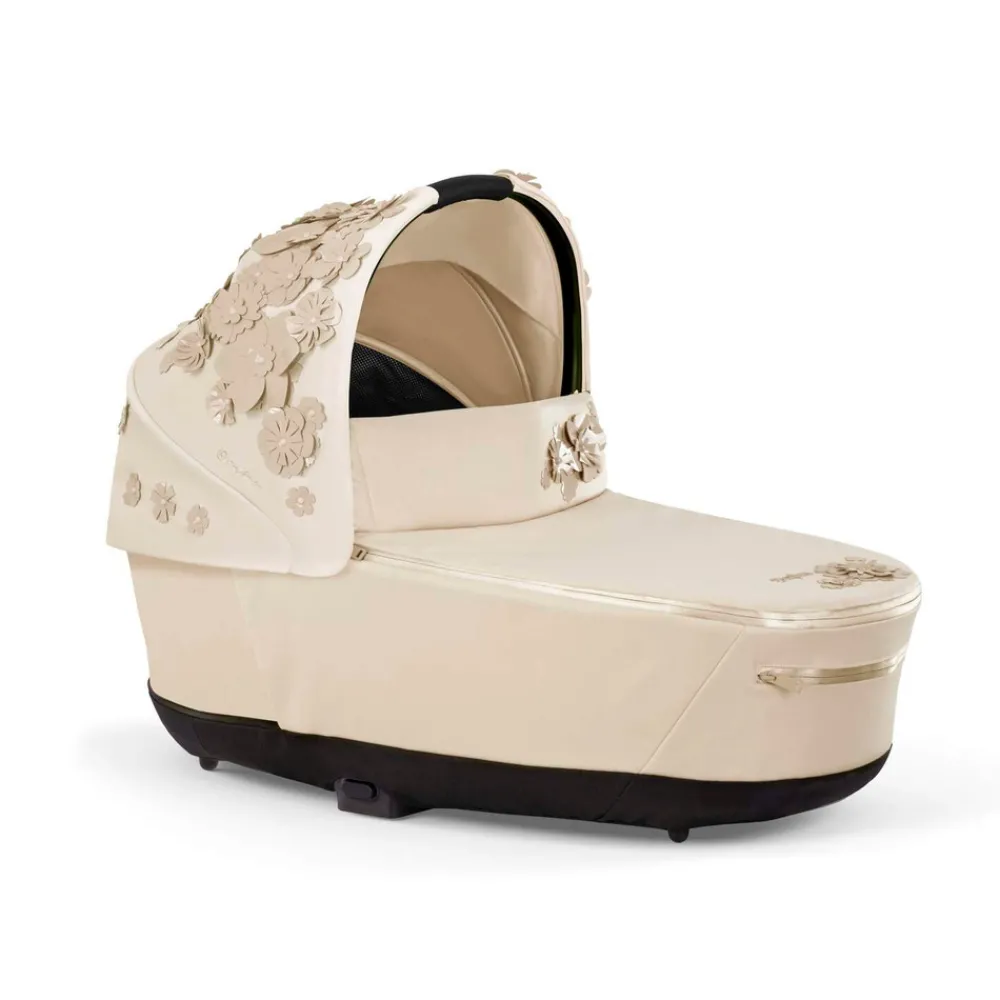 Cybex Priam Lux Liggdel Fashion - Simply Flowers Beige- Liggedele Til Kombivogne