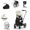 Cybex Priam pakke - off white/matt black PLUS- Kombivognspakker