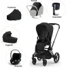 Cybex Priam pakke - sepia black/matt black PLUS- Kombivognspakker
