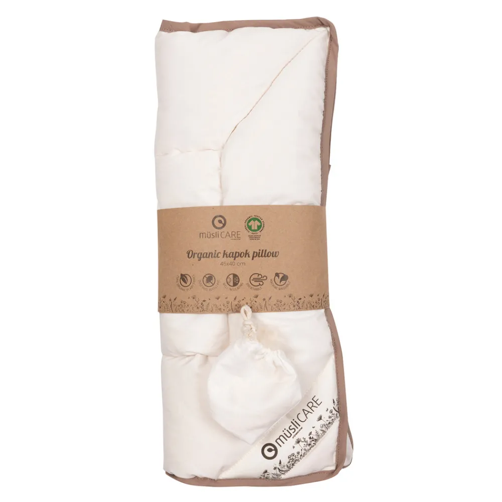 Müsli Pude, Kapok, v2, Cream, 45x40 cm-Børn Dyner