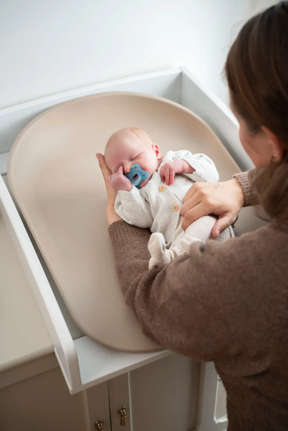 Filibabba Puslepude, Bobbie - Beige-Børn Puslepuder & Pusleunderlag|Puslepuder