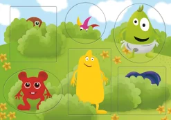 BABBLARNA Puslespil i træ med titte-bøhmotiv- Puslespil