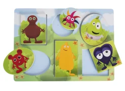 BABBLARNA Puslespil i træ med titte-bøhmotiv- Puslespil