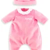 COROLLE Pyjamas Pink + Hat 12"- Dukketilbehør