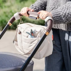 Done By Deer Quiltet barnevognstaske Sand- Pusletasker & Transporttasker