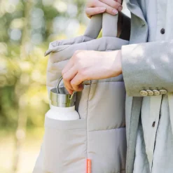 Done By Deer Quiltet pusle tote bag - Sand- Pusletasker & Transporttasker