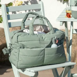 Done By Deer Quiltet pusletaske - grøn- Pusletasker & Transporttasker