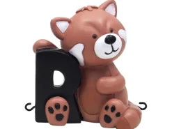 Kids By Friis R bogstav med rød panda til navnetog-Børn Fødselsdagstoge