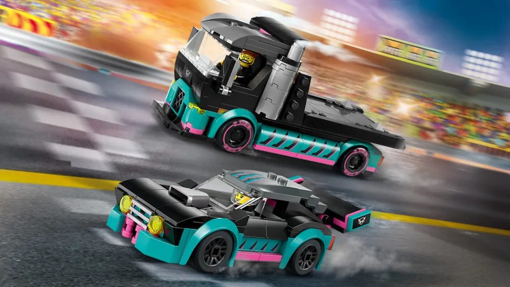 LEGO CITY Racerbil og biltransporter 60406 LEGO® City- Lego