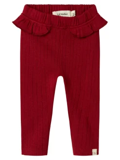 Lil' Atelier Rachel Leggings - Red dahlia- Leggings