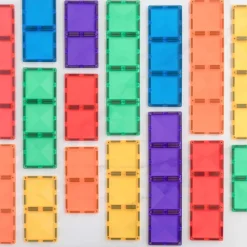 CONNETIX Ractangle Pack - magnetsæt 18 dele - rainbow- Magnetlegesæt