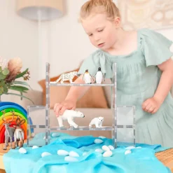 CONNETIX Ractangle Pack - magnetsæt 12 dele - clear- Magnetlegesæt