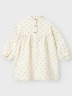 Lil' Atelier Raisa langærmet løs kjole - TURTLEDOVE- Kjoler