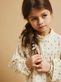 Lil' Atelier Raisa langærmet løs kjole - TURTLEDOVE- Kjoler