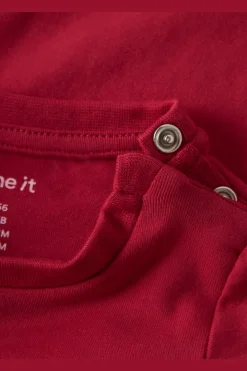 NAME IT Rajul ls body - JESTERRED- Juletøj|Bodystocking Langærmet