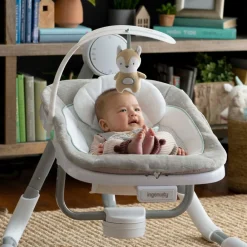 Ingenuity Ray bærbar baby-vippestol-Børn Skråstole