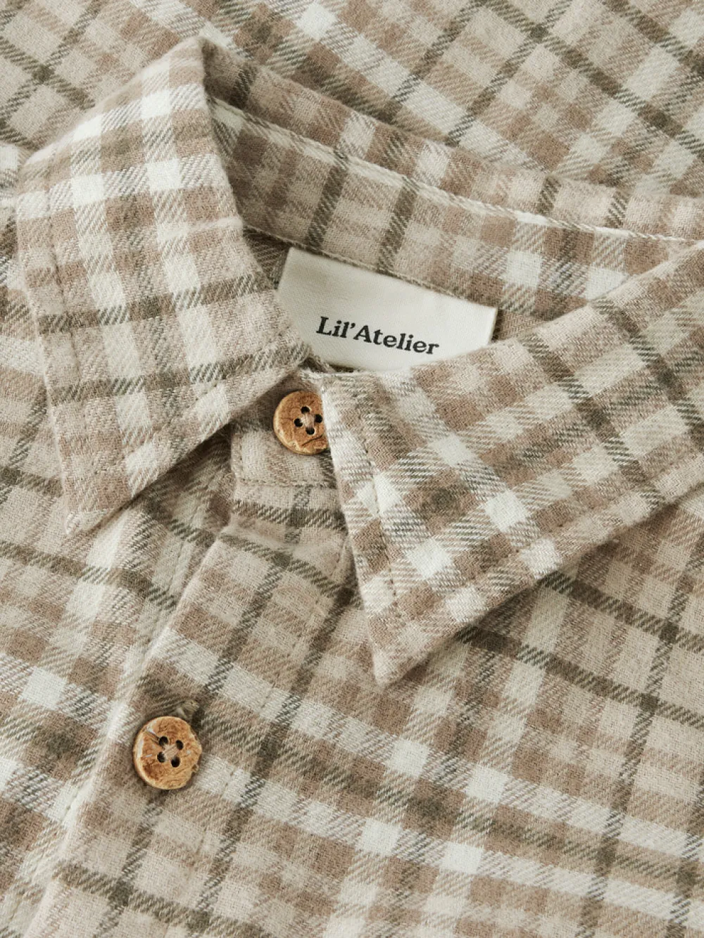 Lil' Atelier Rebel Skjorte - Sepia Tint- Skjorter