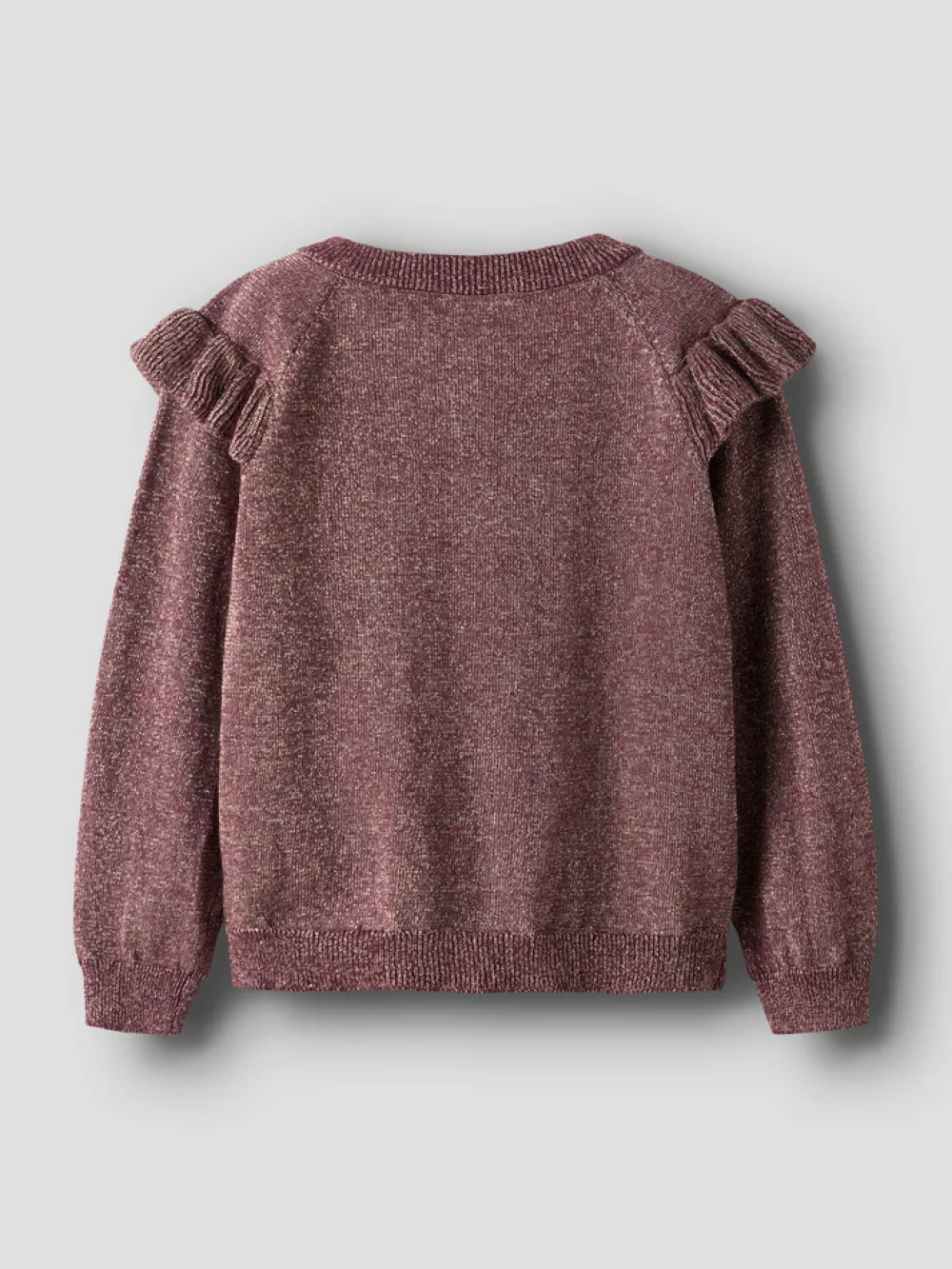 NAME IT Refraja Strikket Cardigan - Burgundy- Juletøj|Cardigans, Veste & Trøjer