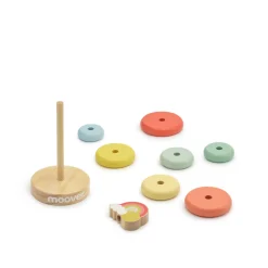 Moover Toys Regnbue stabelringe- Stabelklodser