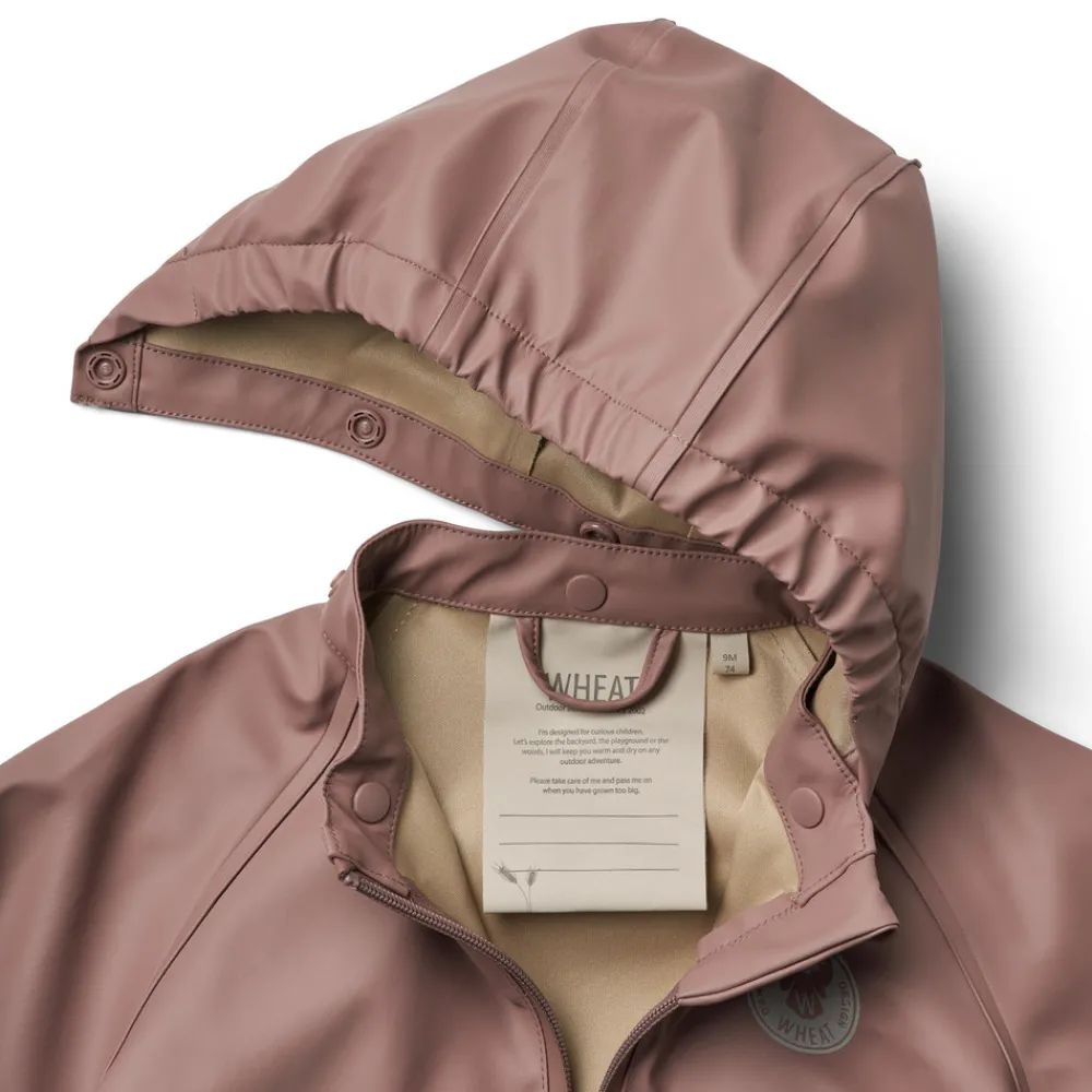 Wheat Regnjakke Chardy - Dusty Lilac- Regntøj