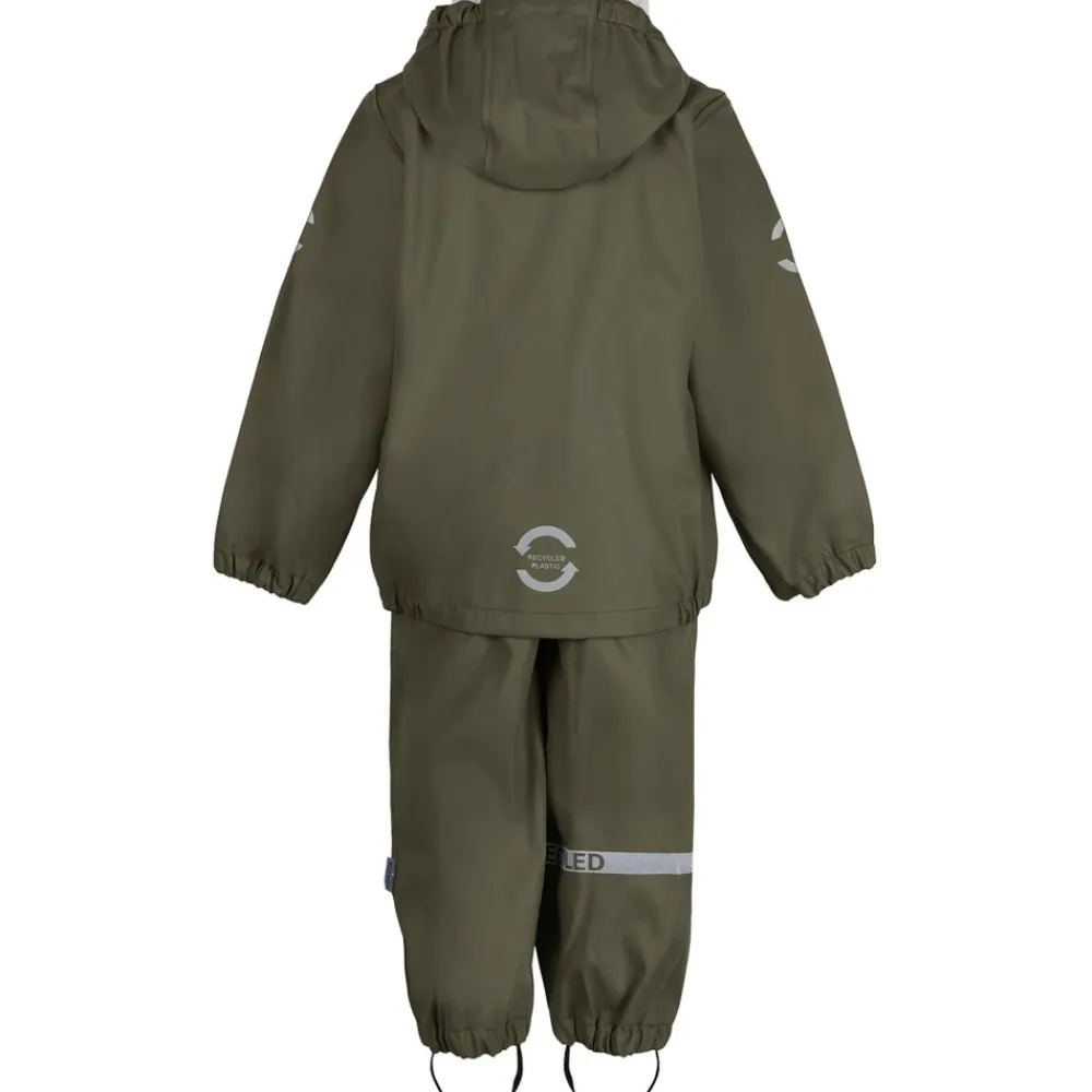 Mikk-Line Regnsæt - Dusty Olive- Regntøj