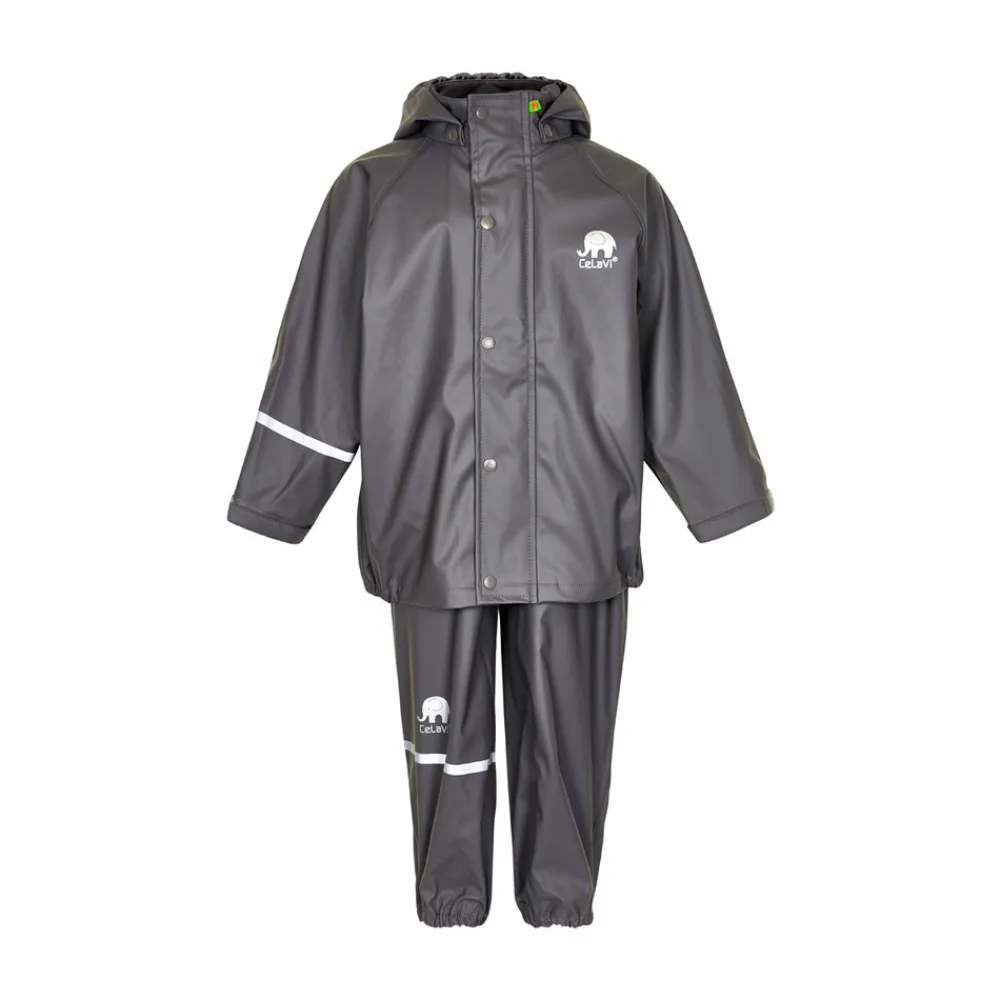 CeLaVi Regnsæt Basic - Grey 174- Regntøj