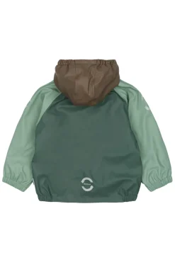 Mikk-Line Regnsæt m. Fleece - Balsam green- Regntøj