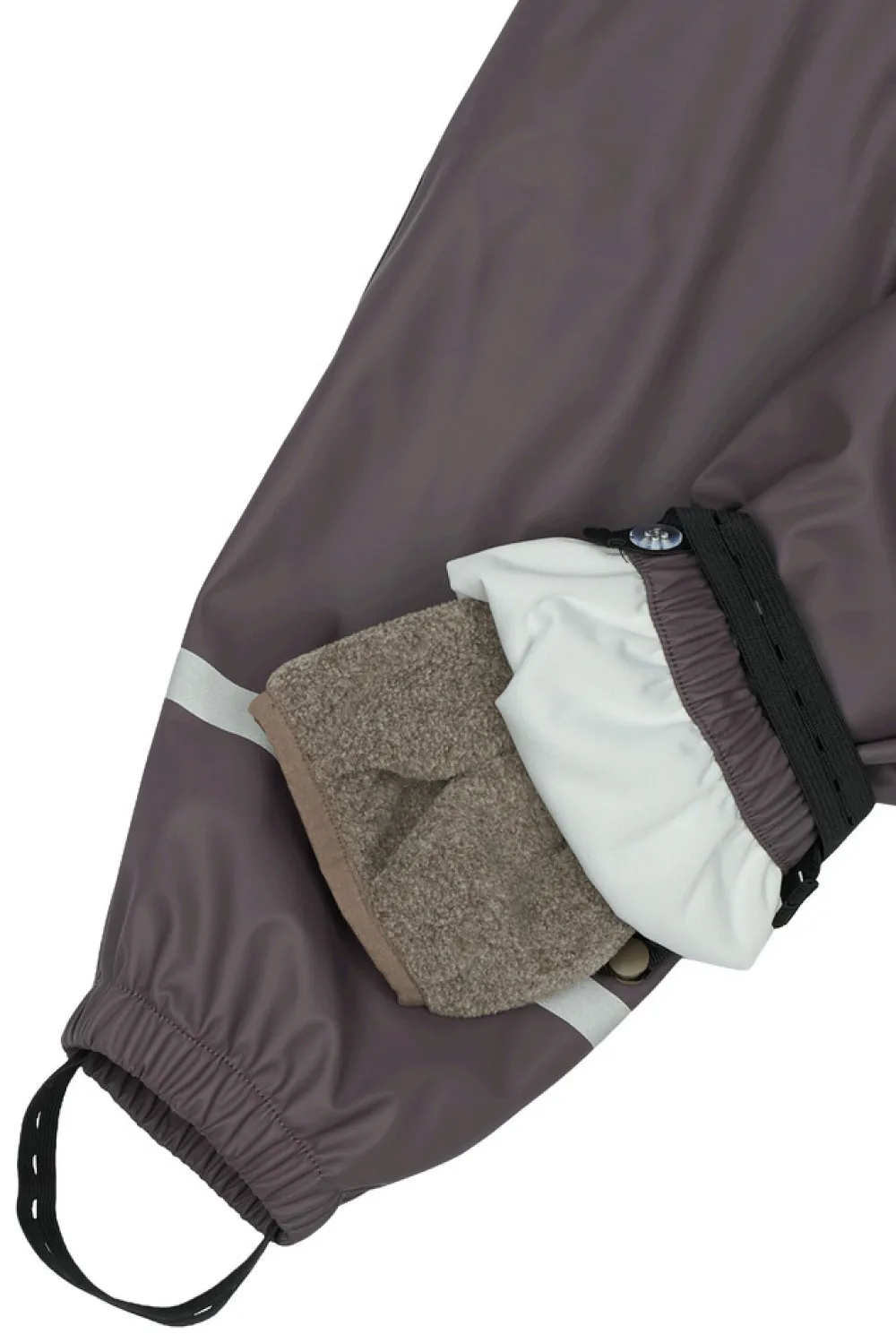 Mikk-Line Regnsæt m. Fleece - Sparrow- Regntøj