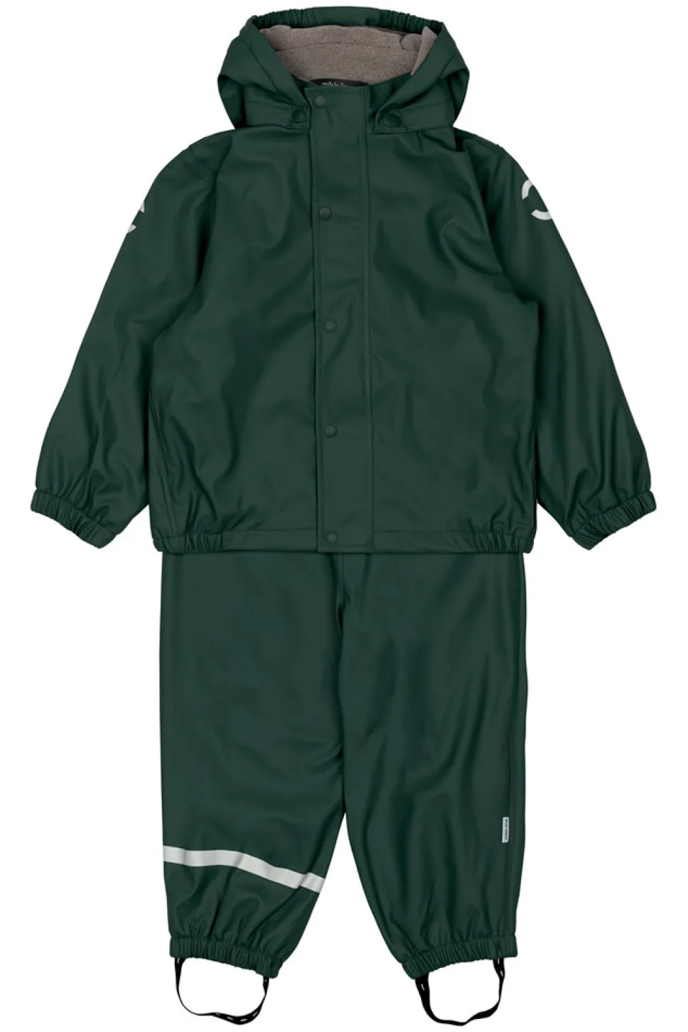 Mikk-Line Regntøj med fleece - Darkest sprouse- Regntøj