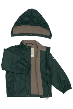 Mikk-Line Regntøj med fleece - Darkest sprouse- Regntøj