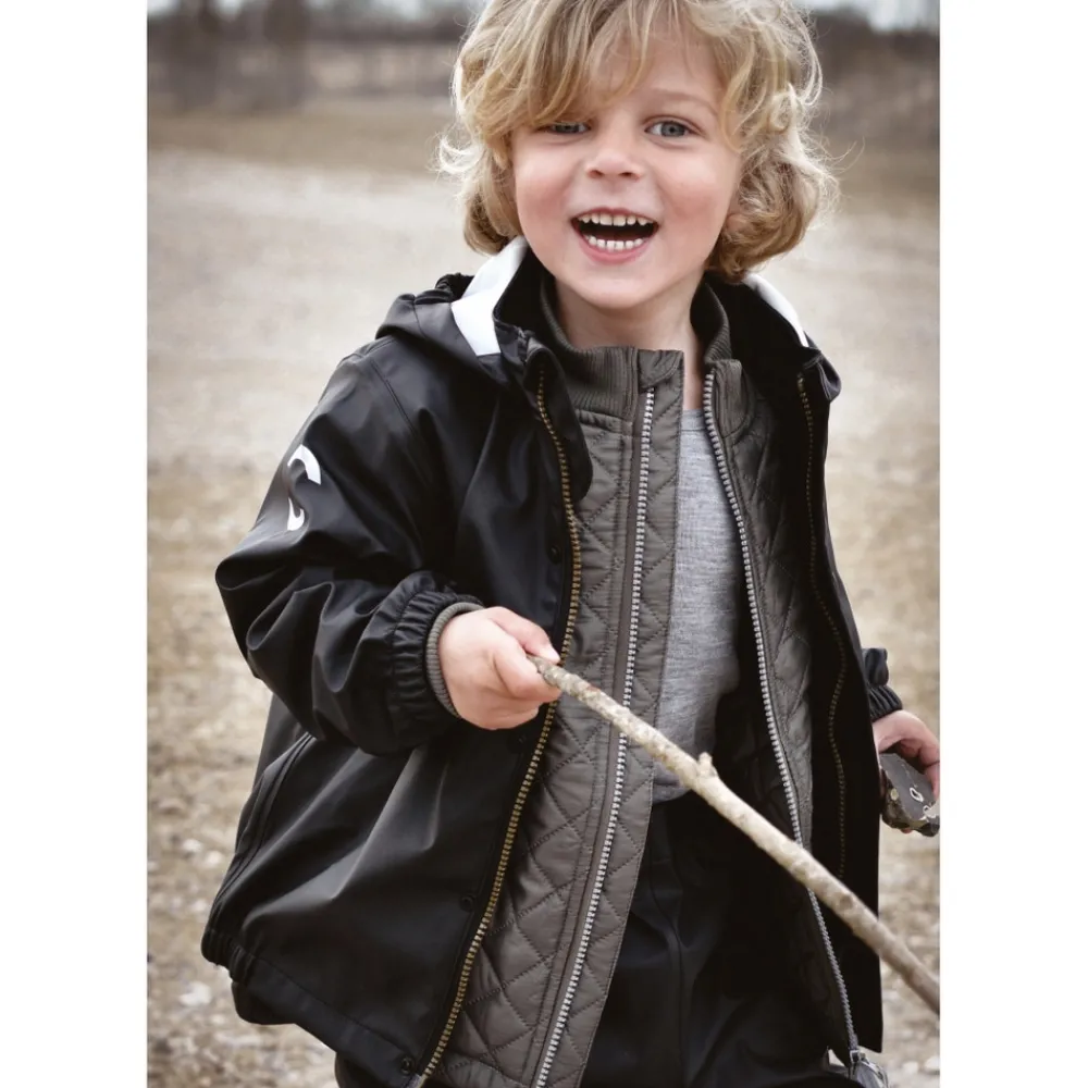 Mikk-Line Regntøj Recycled - BLACK- Regntøj