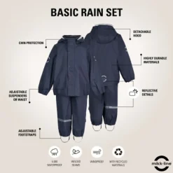 Mikk-Line Regntøj Recycled - BLUENIGHTS- Regntøj