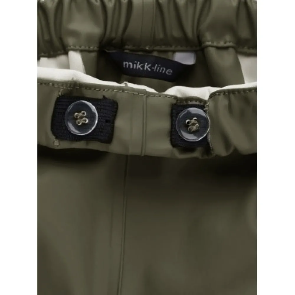 Mikk-Line Regntøj Recycled - DUSTYOLIVE- Regntøj