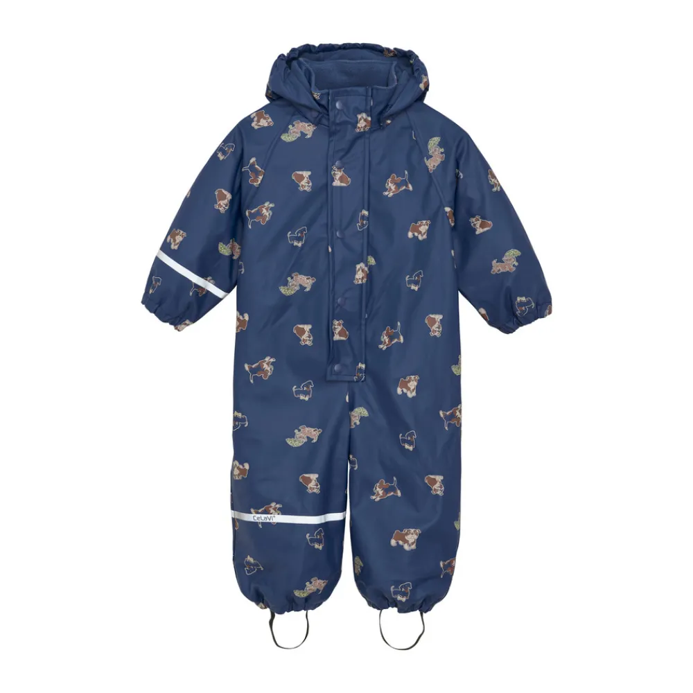 CeLaVi Regntøjsdragt m. Fleece - 7934- Regntøj