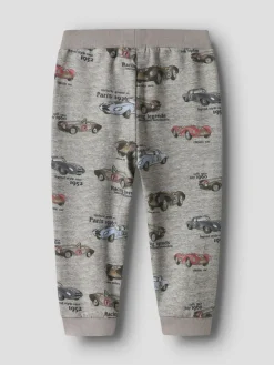 NAME IT Reiner Sweatpant - Grey Melange- Bukser