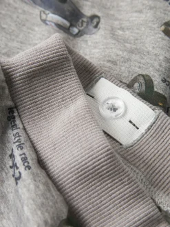 NAME IT Reiner Sweatpant - Grey Melange- Bukser