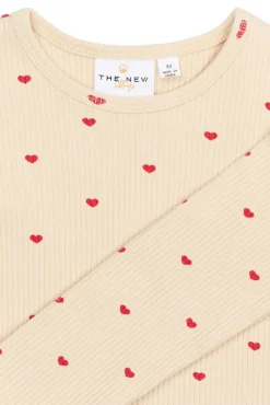 The New Siblings Rhea Rib Bluse - GARDENIA- Bluser