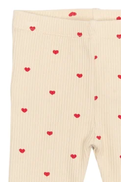 The New Siblings Rhea Rib Leggings - GARDENIA- Leggings