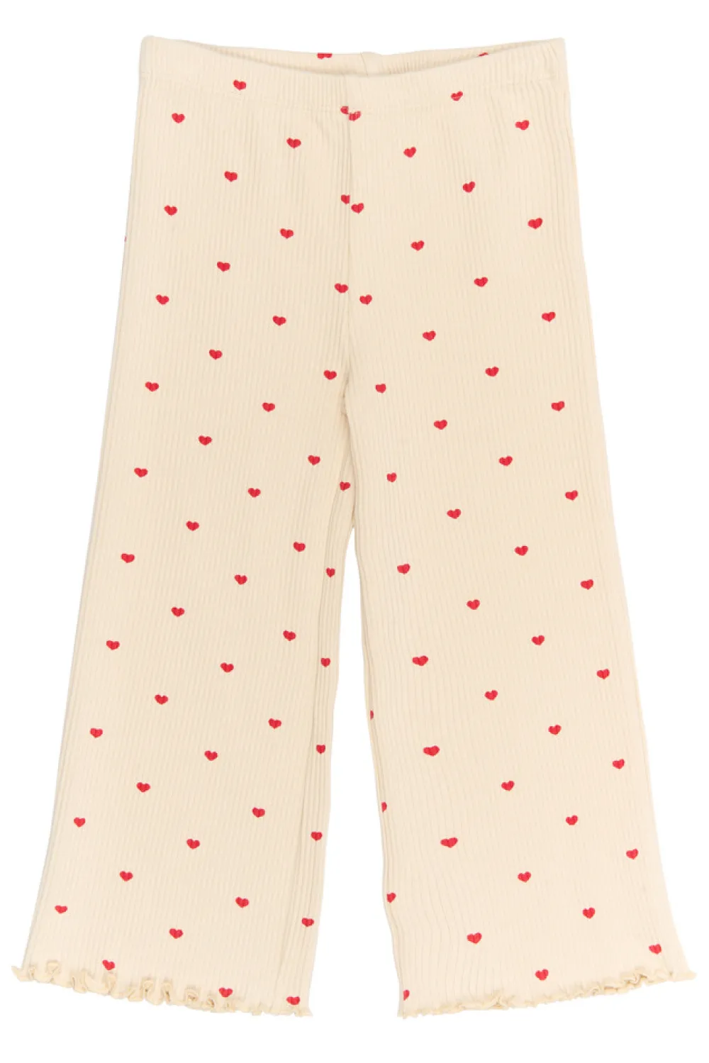 The New Siblings Rhea Wide Rib Bukser - GARDENIA- Bukser