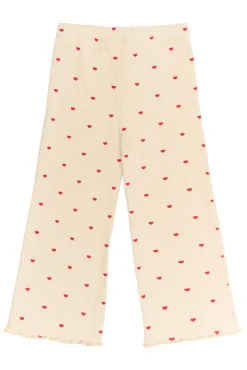 The New Siblings Rhea Wide Rib Bukser - GARDENIA- Bukser