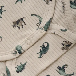 En Fant Rib Body Langærmet - 2444- Bodystocking Langærmet