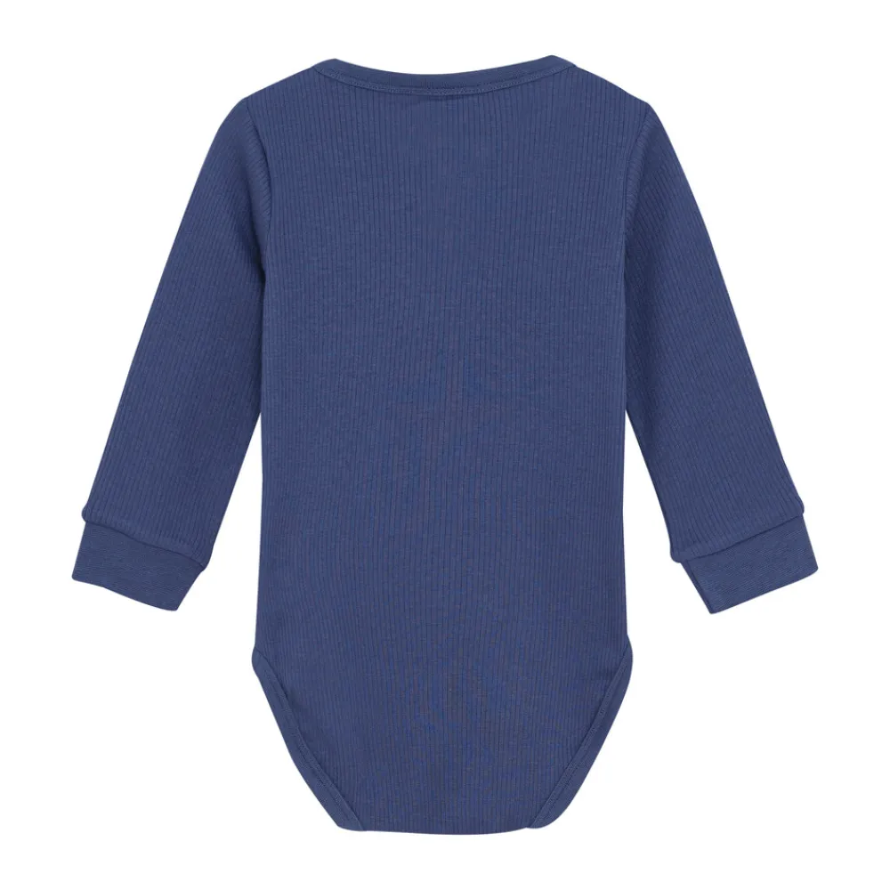 Minymo Rib Body Langærmet - 7150- Bodystocking Langærmet