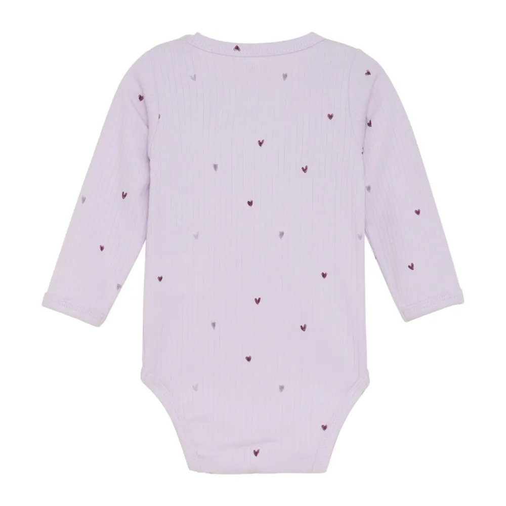 Fixoni Rib Body Langærmet - 6380- Bodystocking Langærmet