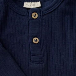 Fixoni Rib Body Langærmet - 7555- Bodystocking Langærmet