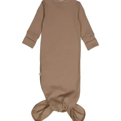 Müsli RIB soveposedragt med knude - Walnut- Heldragter M. Fod