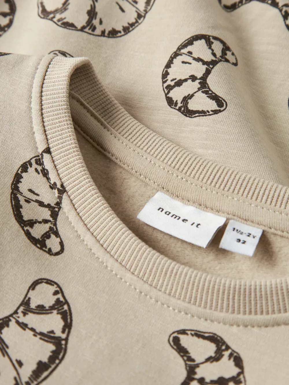 NAME IT Richie Sweatshirt - Island Fossil- Cardigans, Veste & Trøjer