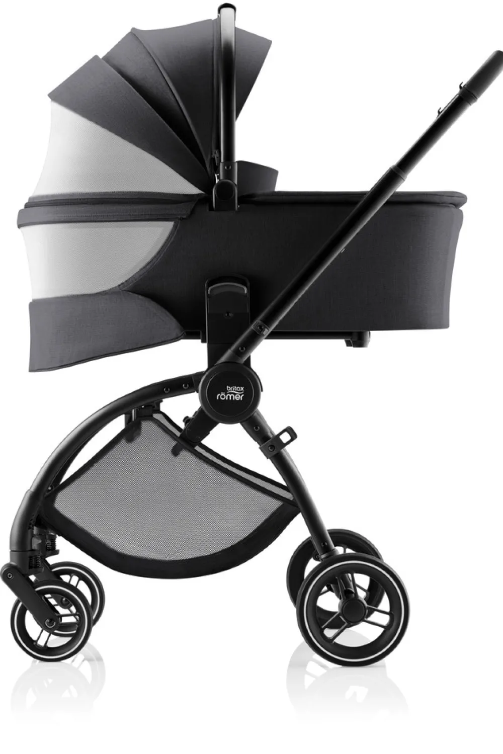 Britax Römer Rio liggedel Style - Carbon Black- Liggedele Til Kombivogne