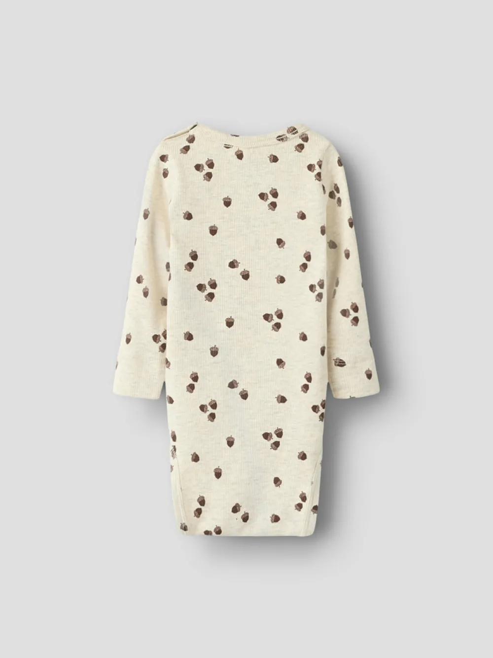 NAME IT Ritus Langærmet Body - Peyote Melange- Bodystocking Langærmet