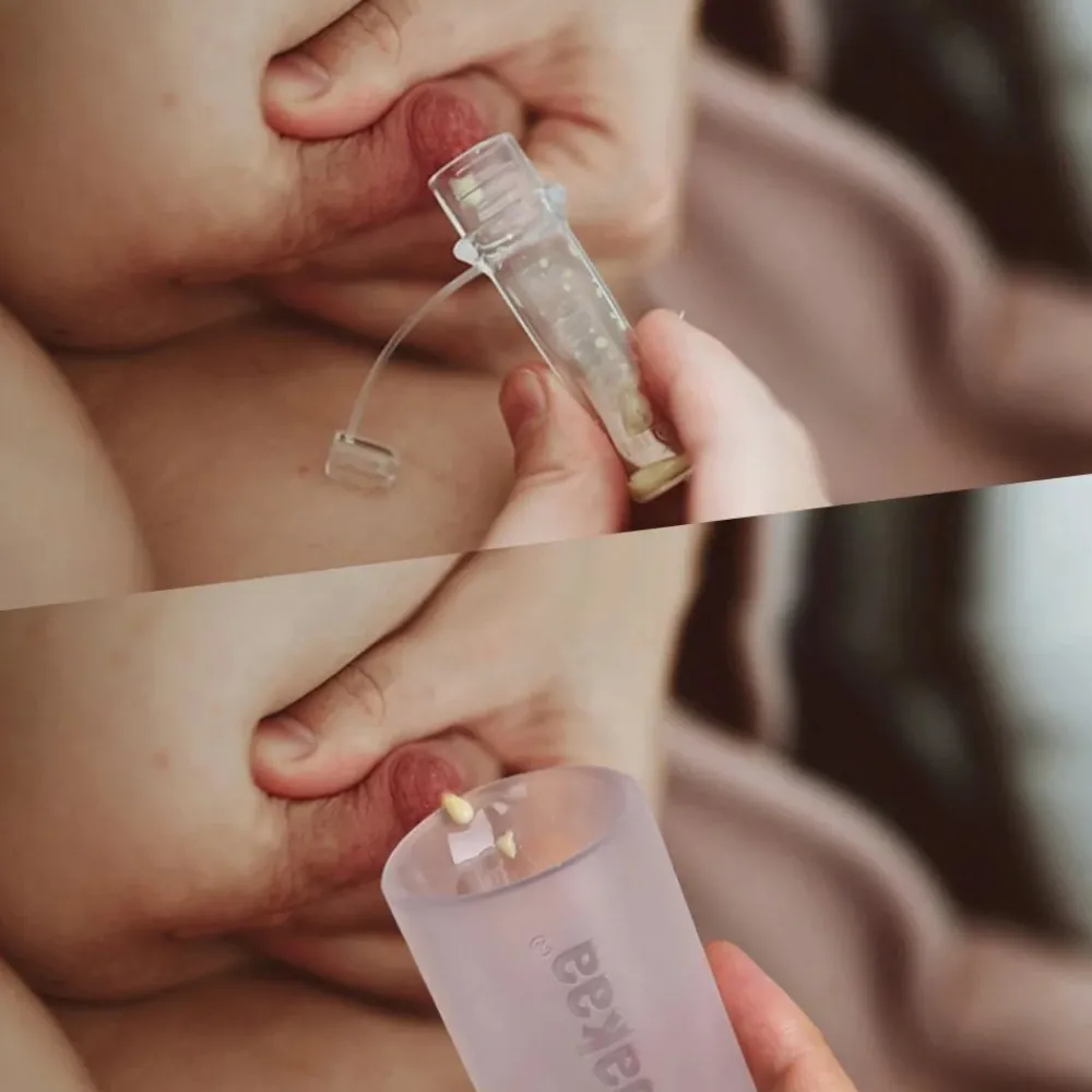 Haakaa Råmælk opsamler 6 stk inkl silikonekop- Brystpumper